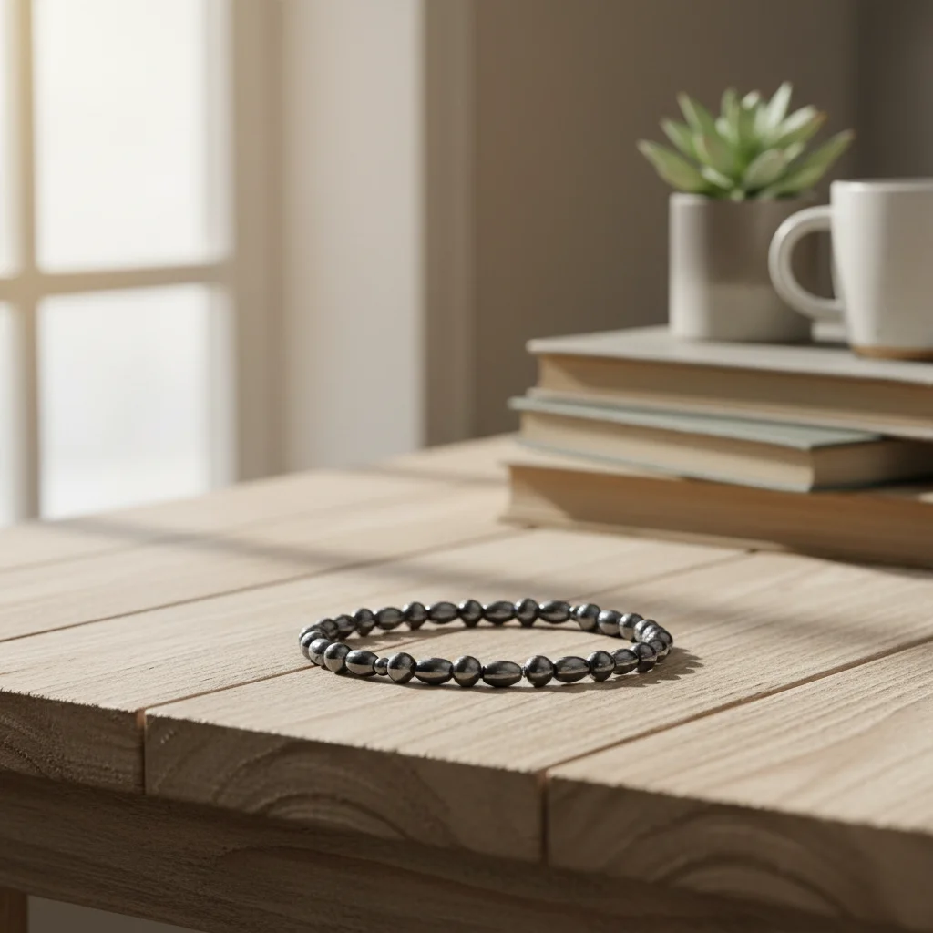 Lose Weight Girl Women Men Charm Magnetic Black Stone Beads Anklets Gifts Stretch Obsidian Jewelry Round Magnetic Therapy 1pcs