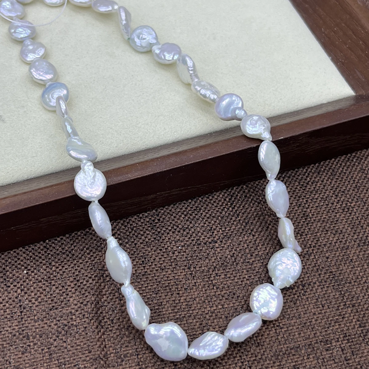 

9-10mm 4A Radiant Natural Freshwater Big Teardrop Baroque Pearl Bead Jewelry Make DIY Necklace Bracelet Accessories Gift Wedding