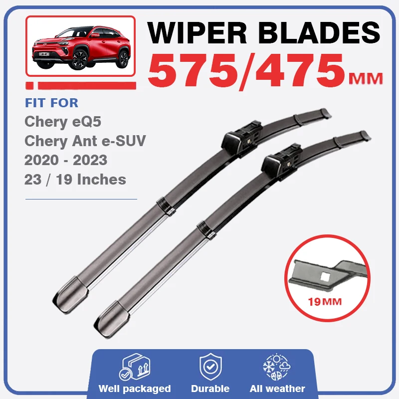 

Car Front Wiper Blades For Chery eQ5 Chery Ant e-SUV 2020 2021 2022 2023 Window Windscreen Windshield Brushes Accessories Delete