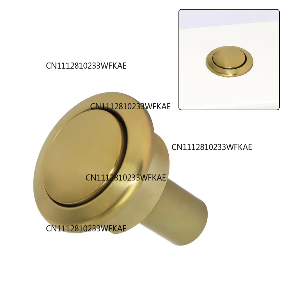 For Siamp For Storm 33A Toilet Push Button Brushed Gold Toilet Flush Button For Home Bathroom Flush Valve 34335077
