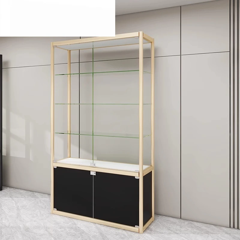 Lemari Pajangan Sederhana Rak Butik Lemari Pajangan Kaca Mainan Gambar Lemari Pajangan Anggur Kosmetik