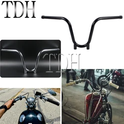 Black Chrome Old School Retro Handlebars 22mm 7/8