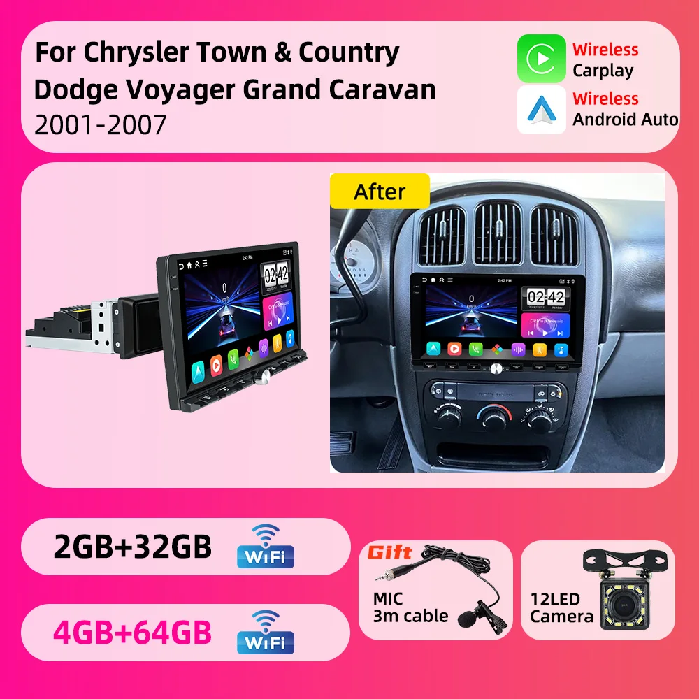 Android 1Din Car Multimedia 9