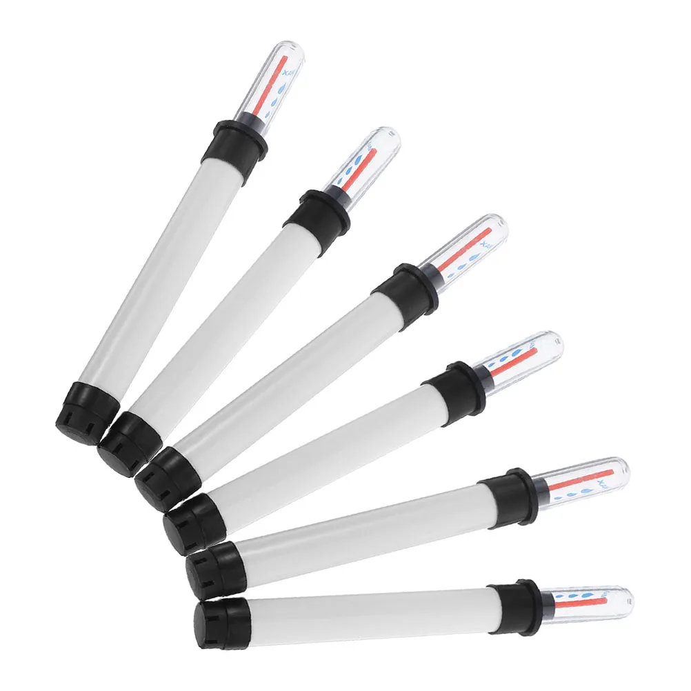 6 قطعة مؤشر مستوى المياه في الحديقة تعويم عرض مقياس للأواني المزارعون قراءة دقيقة مريحة فحص الرطوبة البصرية