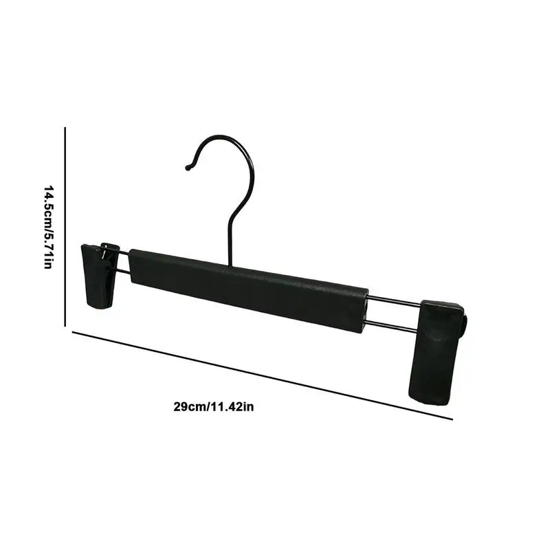 Pant Skirt Hangers With Non-Slip Big Clip And 360 Swivel Hook Heavy Duty Slim Hanger Space Saving Clip Hangers For Pants Skirts