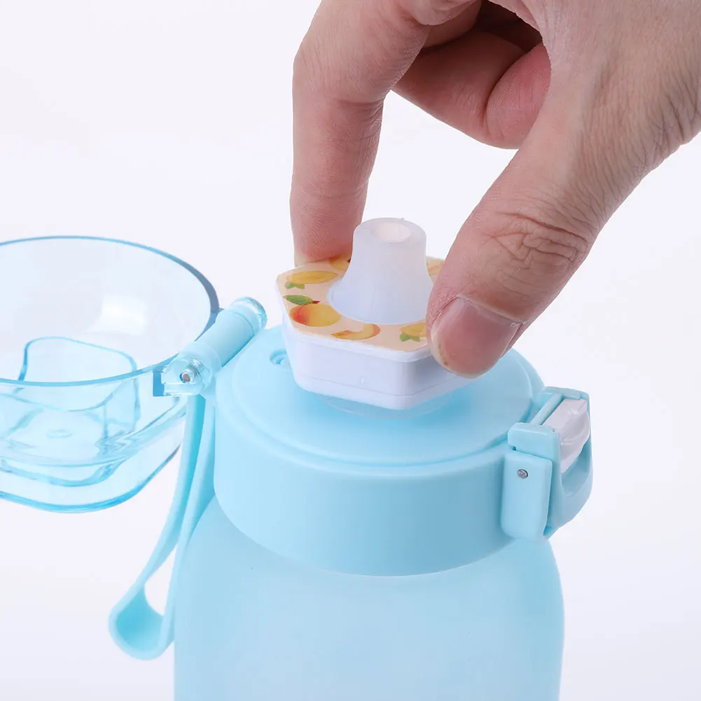 1000ML Flavored Water Bottle with 7 Flavor Pods Fragrance Smelling Water Bottle Portable for Travel Climbing Hiking Outdoor Spor