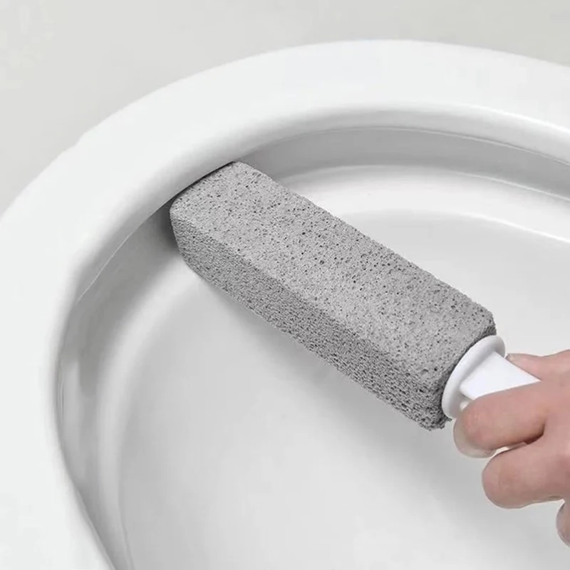 1PC Toilets Cleaner Stone Natural Pumice Stone Toilets Brush Quick Cleaning Stone With Long Handle Bathroom Gadgets