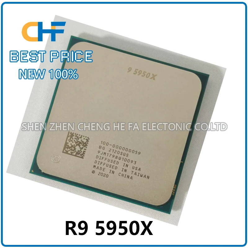 R9 5950X 5950x 16 core 32 threads CPU processor in stock cpu