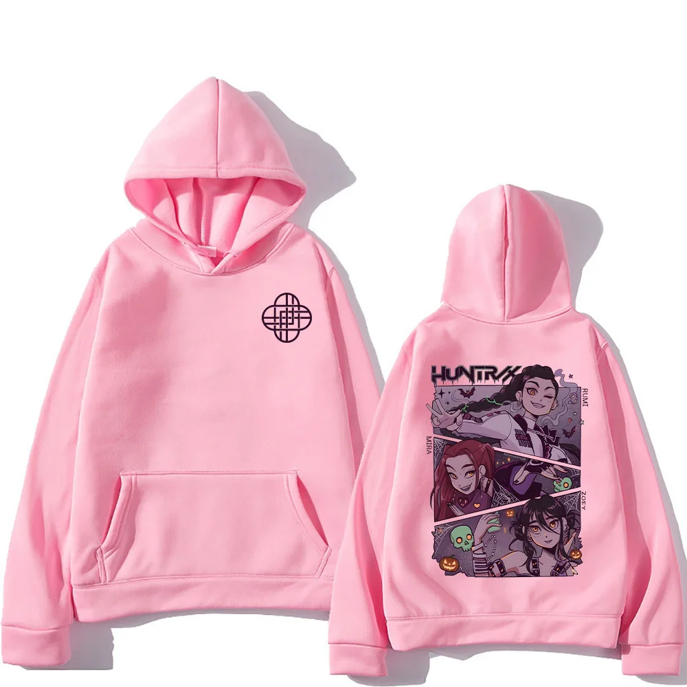 Halloween Kpop Demon Hunters Hoodies Hot Film Grafische Hoodies Mannen Vrouwen Mode Kleding Trui Losse Harajuku Top Streetwear