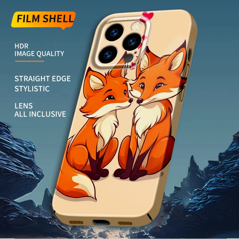 For iPhone 15 14 13 12 11 Pro X XS Max XR Plus Cute Cartoon Acrylic Hard Mobile Phone Cases Acrylic Hard Mobile Phone Cases