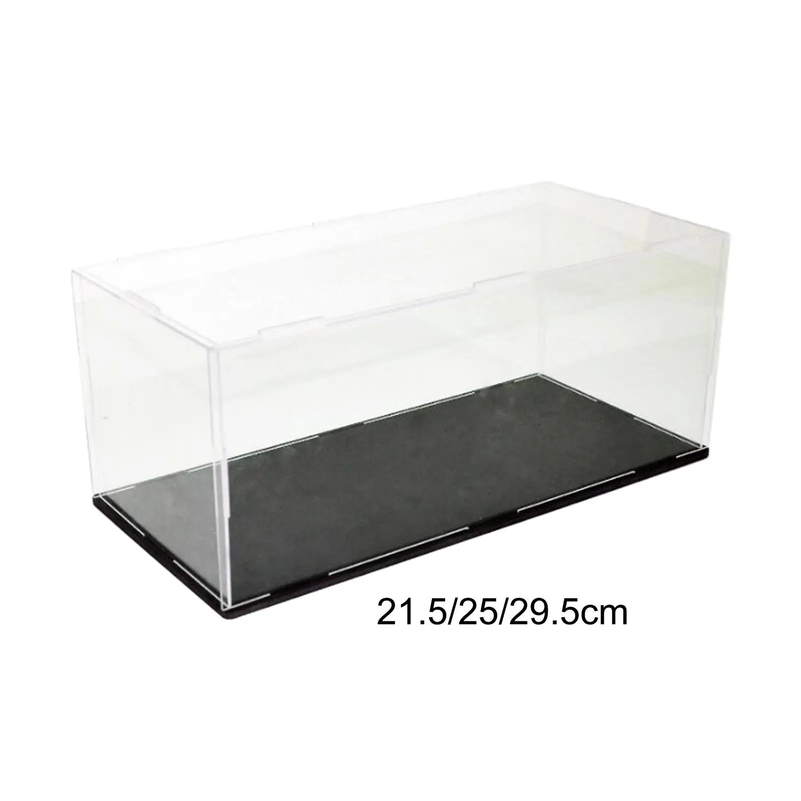 

Acrylic Display Case, Assemble Collectibles Box, Countertop Collection Acrylic Case with Base for Statue Toys, Model Cars