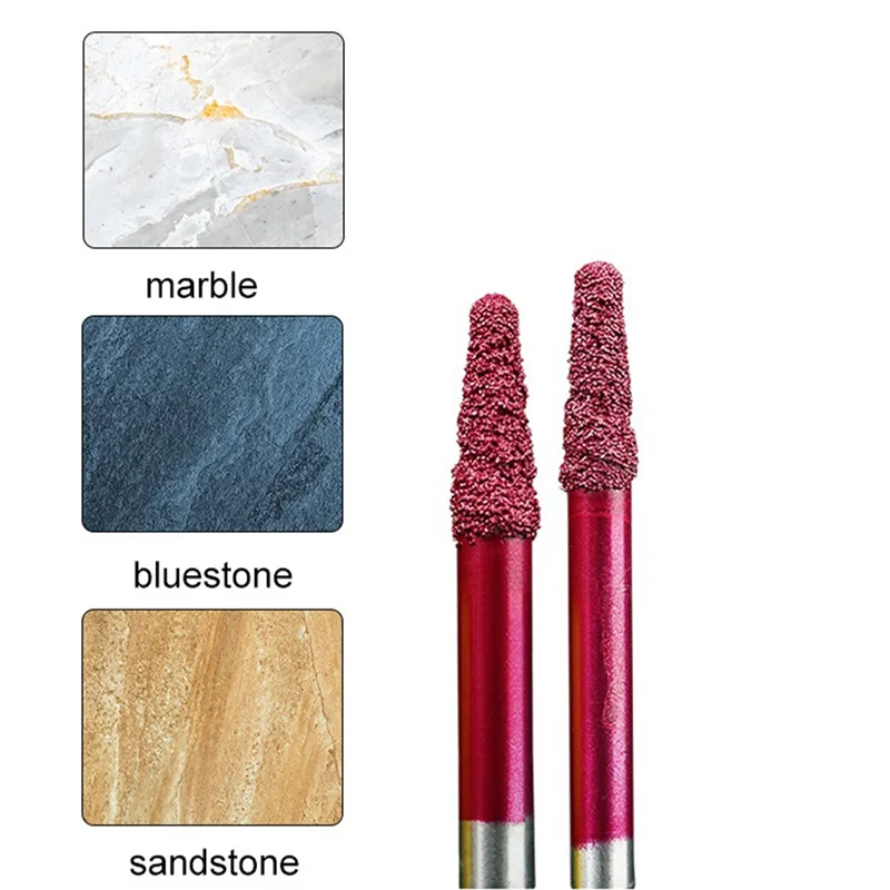 COFA-2 PCS CNC Stone Engraving Drill Bit Granite Cladding Embossing Drill Bit Stone Engraving