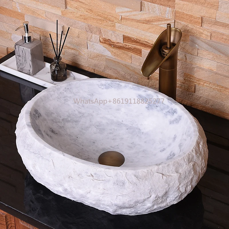 

Personalized Creative Stone Wash Basin Plate Stone Wash Basin Retro Table European Antique