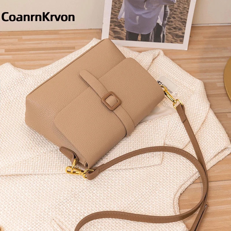 Fashionable Niche Light Luxury One Shoulder Versatile Leather Carrying Crossbody Bag For Women handbags Women\'s bags on sale