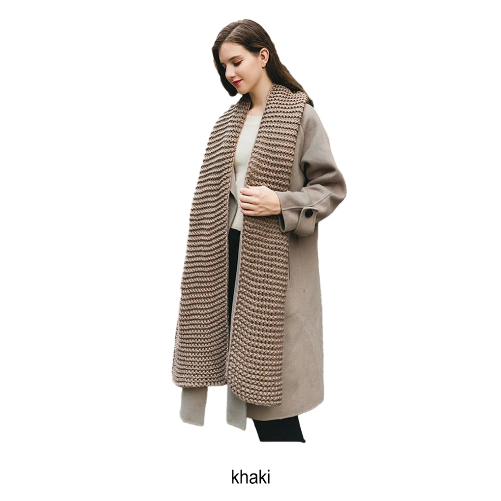 Durable And Tear-resistant Scarf For Winter Fashion Scarf Female Autumn Knitted Scarf Wool Scarf