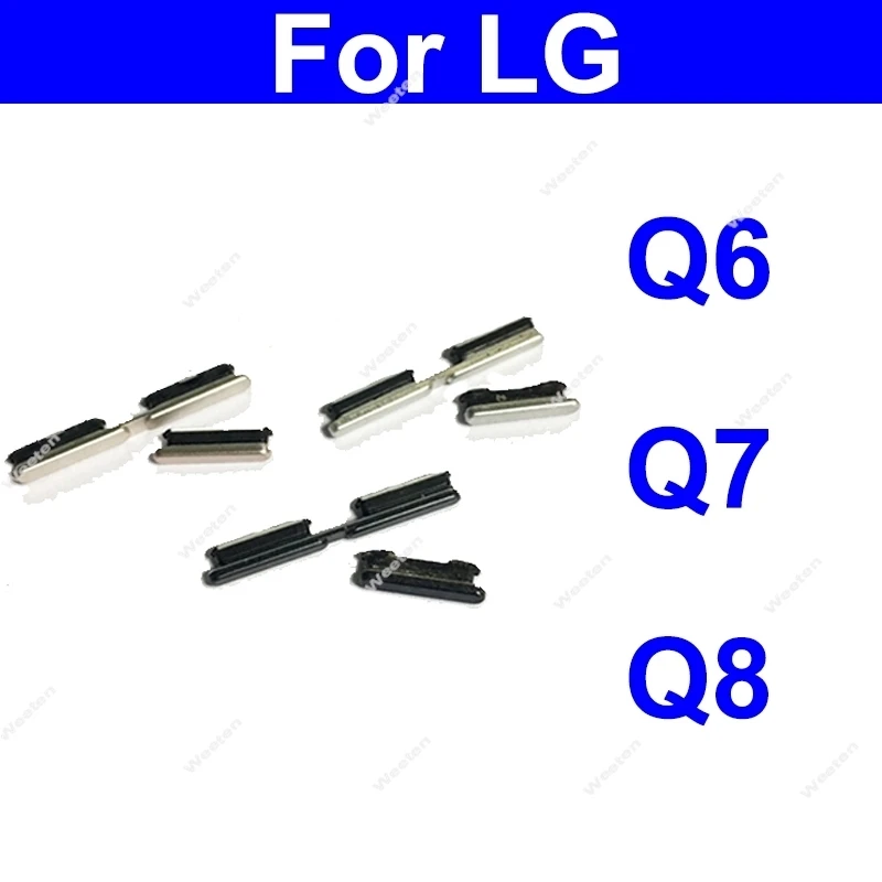 For LG Q6 Q7 Q8 Q9 Power Volume Side Buttons On OFF Power Volume Side Keys Repair Parts