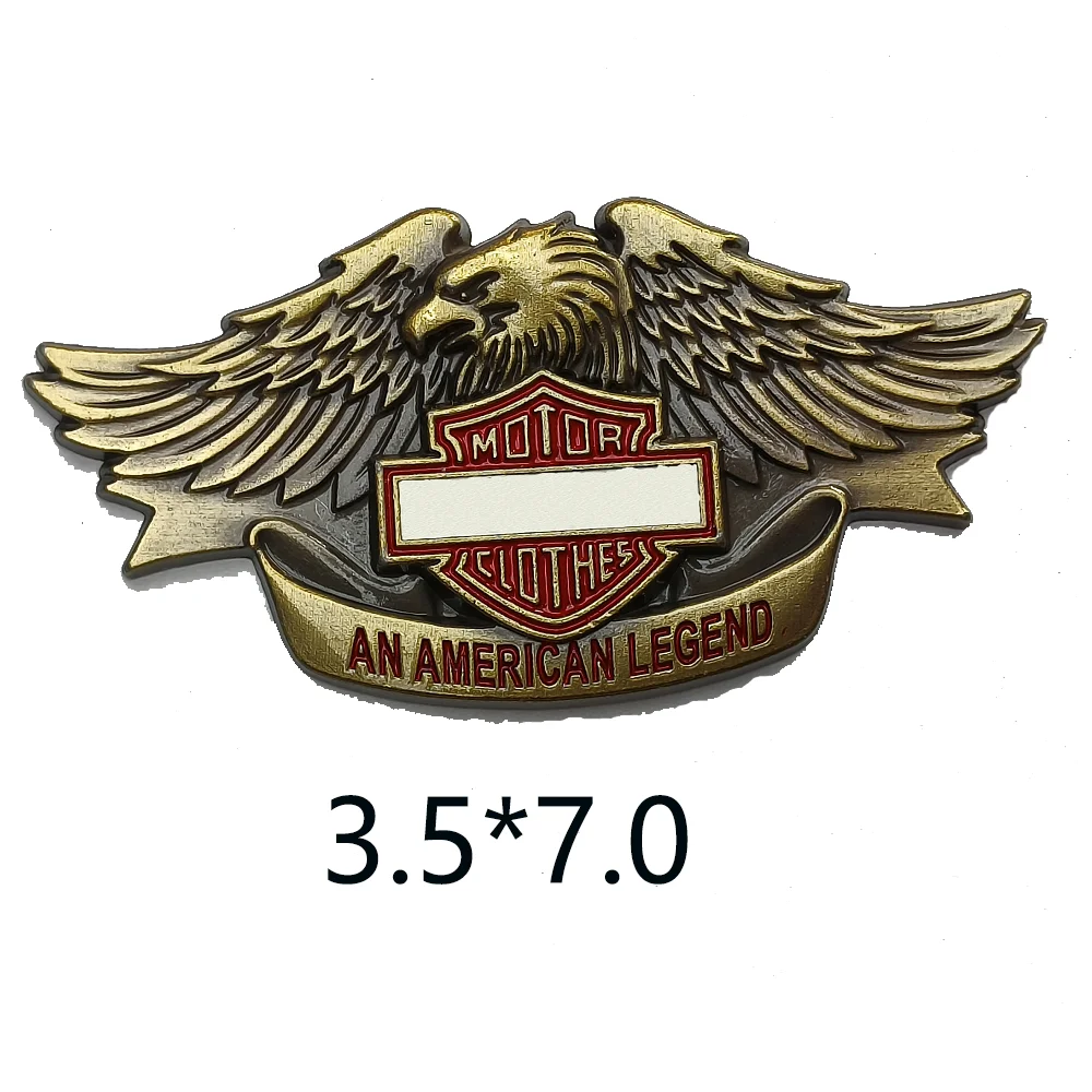 Motorcycle Logo Metal Stickers Applicable to Ornament Helmet Autocycle Tail Cap Waterproof Doodle Metal Hawk Shape Sticker