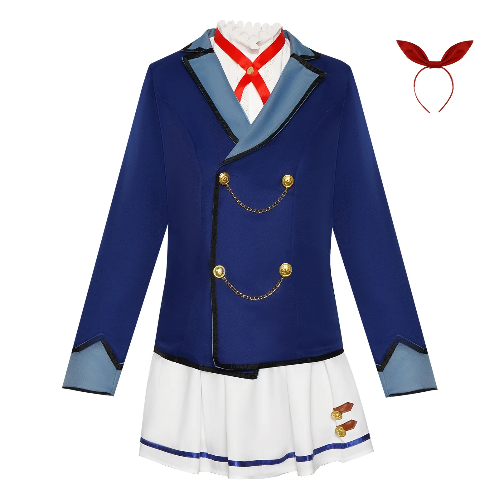 Hoshimiya Ichigo JK Campus Uniform Women Coat Tops Skirt Sets Wigs Anime Aikatsu Halloween Carnival Party Cosplay Costume