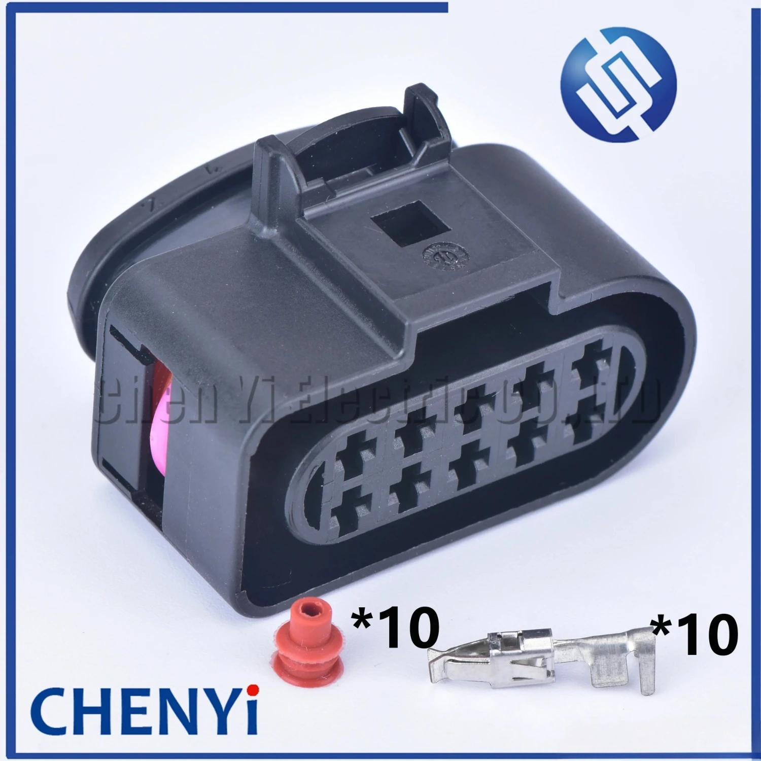 10 Pin 3.5mm Auto waterproof connector 1J0973735 Auto Temp Sensor Plug Deflation Valve Halogen headlight plug 6R0973735 493577-2