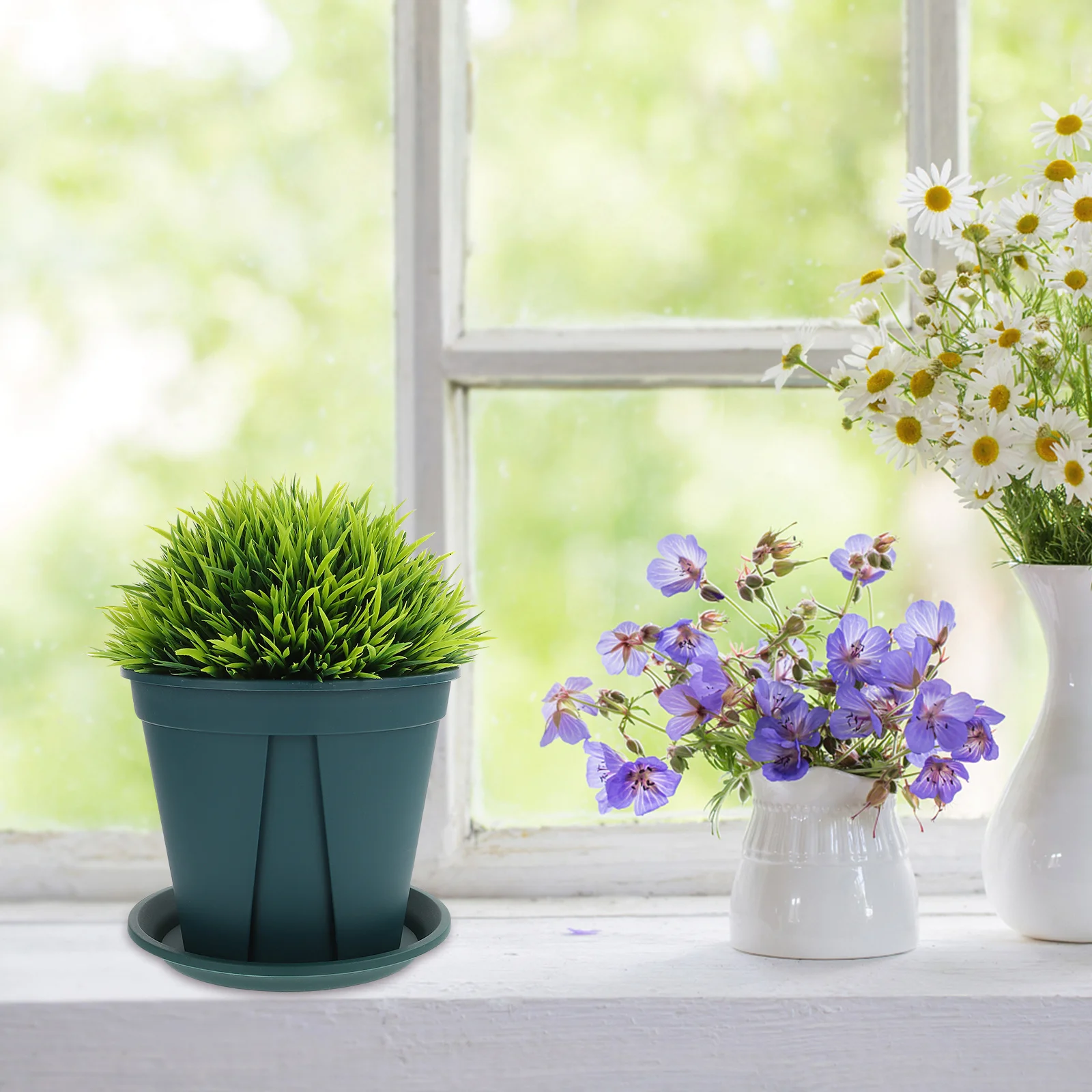 

8 комплектов детских горшков для растений, прочный пластик, подходящий размер, маленькие цветочные горшки, домашние садовые детские чашки, стартовые горшки