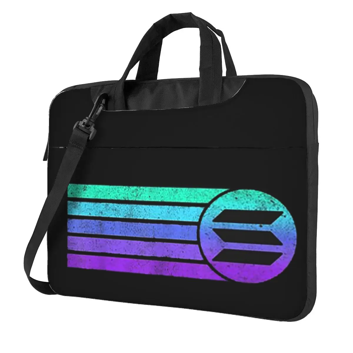 

Solana Cryptocurrency - Solana SOL Сумка для ноутбука через плечо Сумка для компьютера 13, 14, 15,6-дюймовая сумка для ноутбука Macbook Pro Lenovo