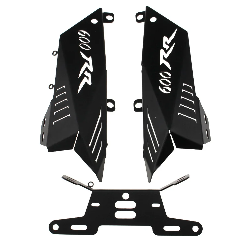 For HONDA CBR600RR F5 CBR 600RR 600 RR 2007 2008 2009 2010 2011 2012 Motorcycle Accessories Exhaust shield License Plate Holder