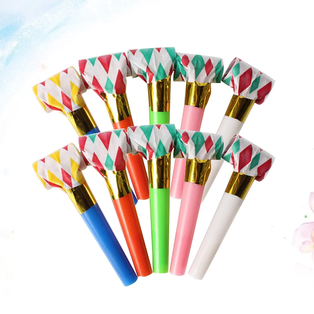 50 Stück Blow Whistle Noise Maker für Weihnachten Blowouts Partygeschenke Hochzeit Geburtstag Festival Kinder Partygeschenke