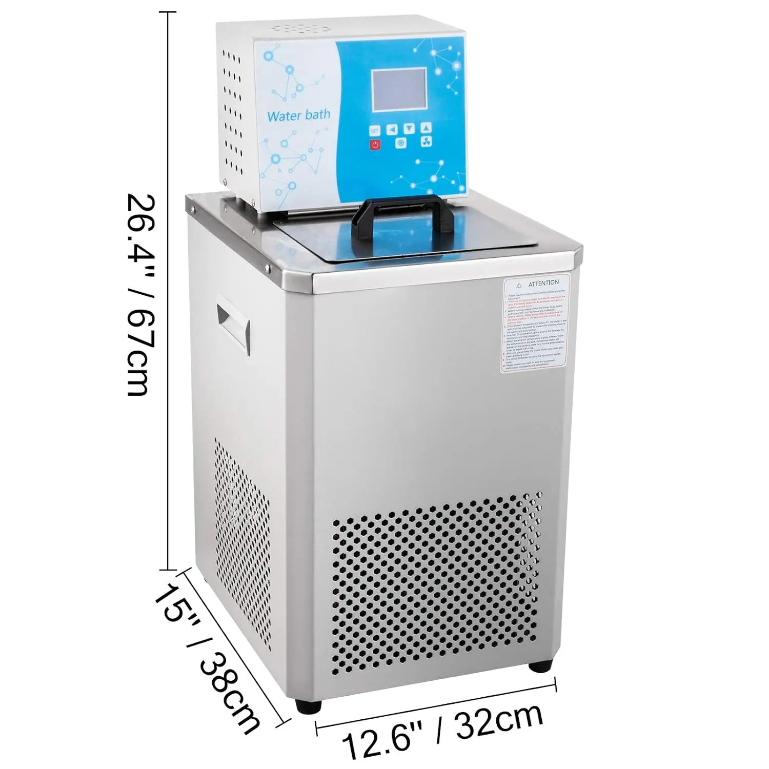 Laboratory Chiller Circulator - 6L Low Temperature Cooling Liquid Circulator Pump for Lab Water Bath & Cooling