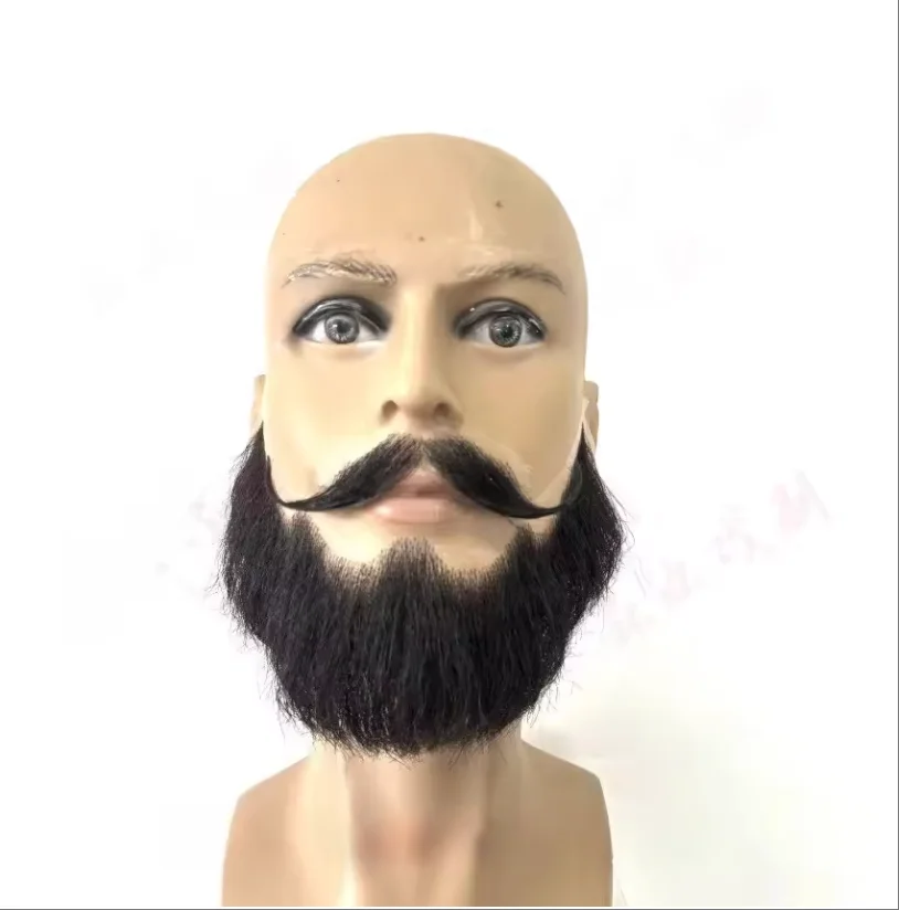 

Anime Accessories Beard Brown Black White Whisker Movie Halloween Party Cosplay Prop Custom Made