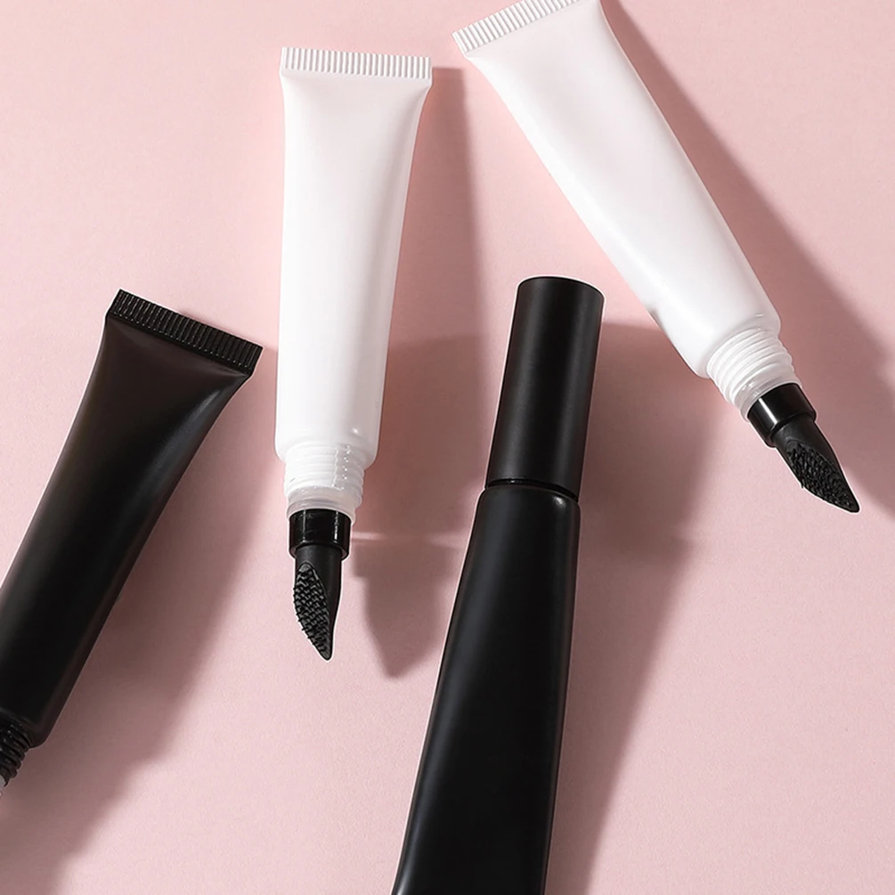 6-farbige Private Label Augenbrauencreme, individuelles Logo, Schlauchschlauch, Augenbrauentönung, wasserfest, natürlich, weiß, schwarz, Paket, Augen-Make-up, vegan
