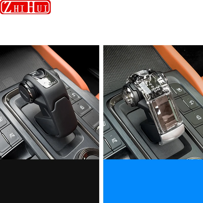 For Haval H9 II 2024 2025 2nd Gen Car Styling Crystal Gear Knob Piece Illuminated Shift Lever Shifter Head Auto Accessories