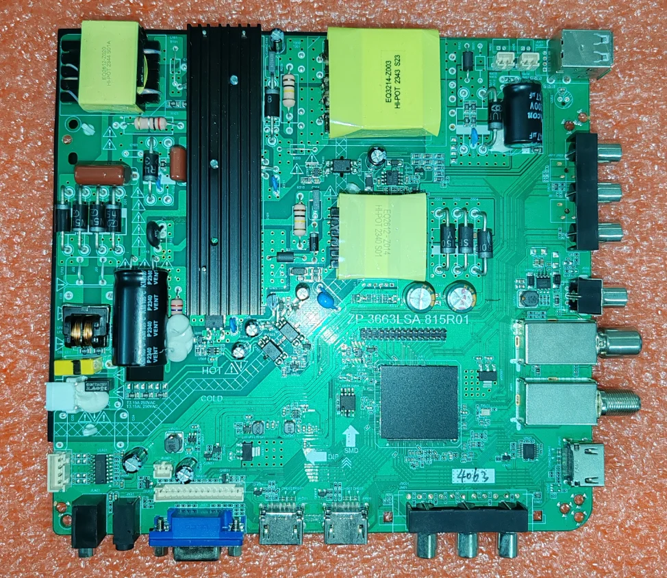 ZP.3663LSA.815R01 Płyta główna telewizora „trzy w jednym” dla 90-110 V 600 mA 78 W