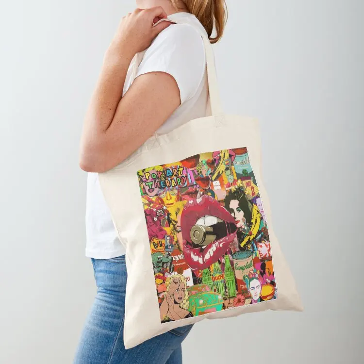 

Pop Art Therapy Tote Bag great bag shopping bags foldable sacs de shopping free delivery bags