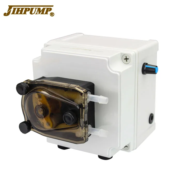 JIHPUMP Small Variable Speed Peristaltic Pump Chemical Filling Machine Controller Industrial Water Liquid Transfer Dosing