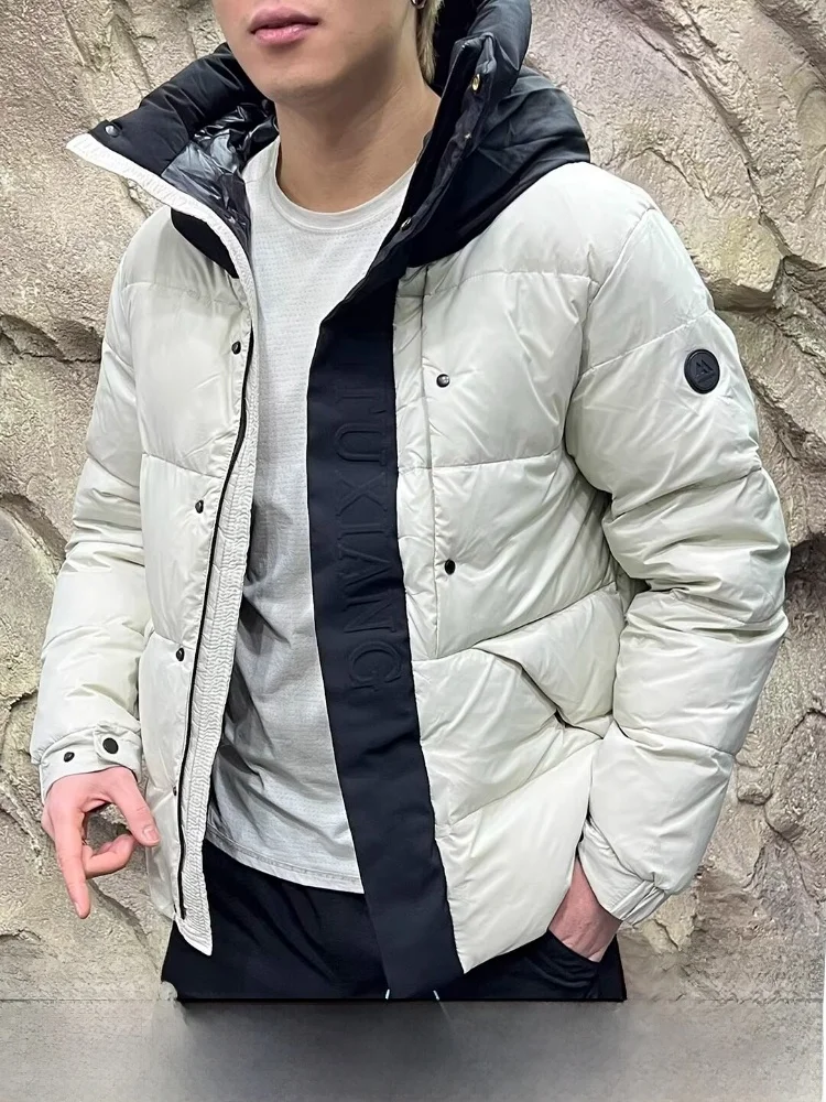 

High-End Polar Cold Resistant down Jaet 340g Filling 25 Winter ex Hooded Outdoor Padded Coat Color Blo Design