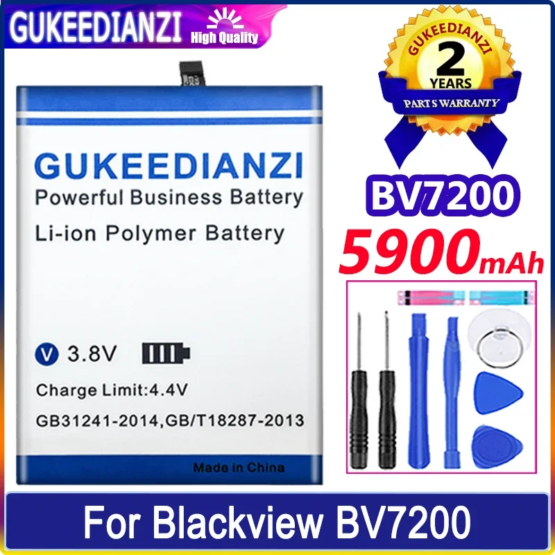 

GUKEEDIANZI Battery BV7200 (Li676281HTT) 5900mAh For Blackview BV7200 Batteria