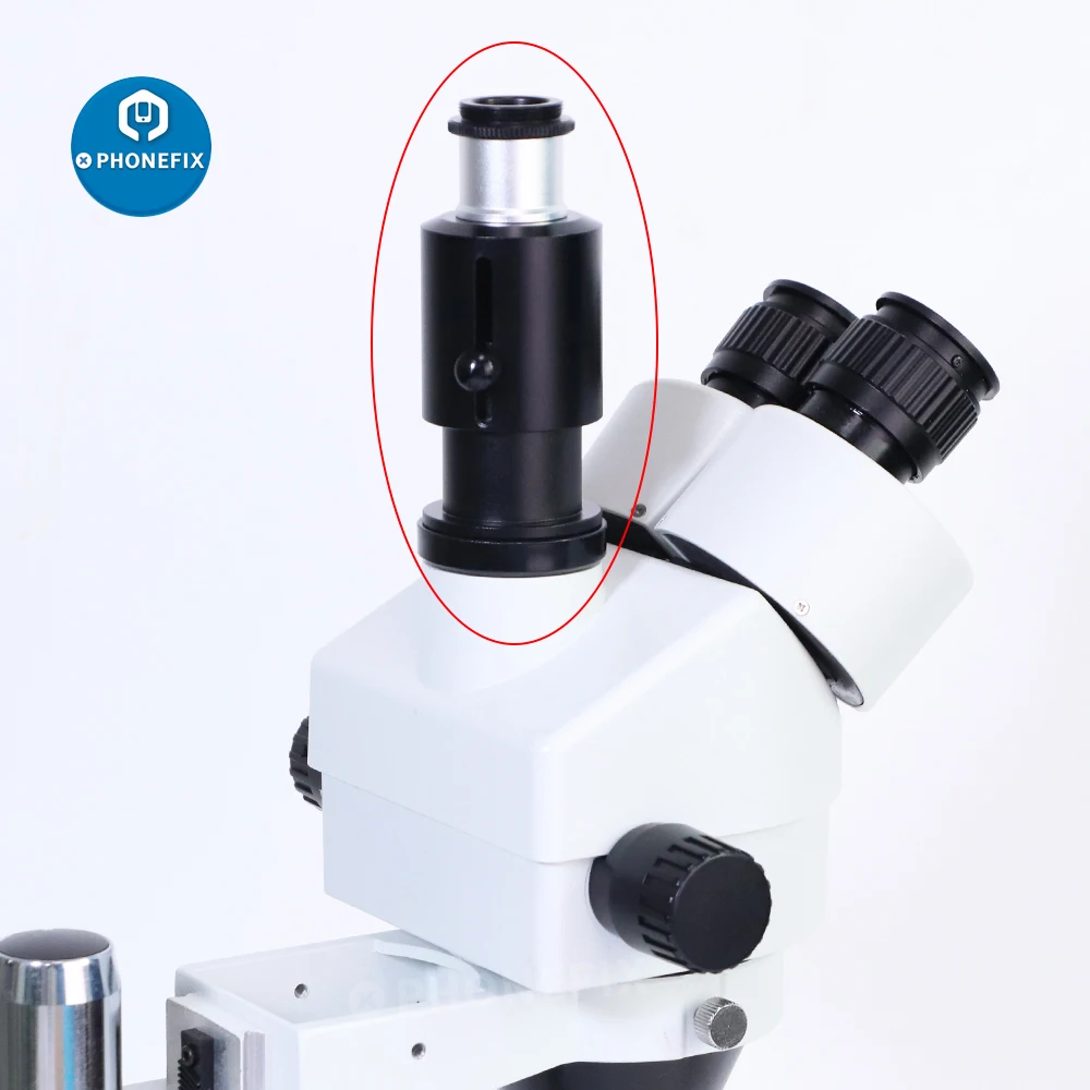 38mm CTV Digital Microscope Camera Adapter 25mm C Mount Industrial Trinocular Stereo Microscopio Camera Eyepiece Adapter Tube