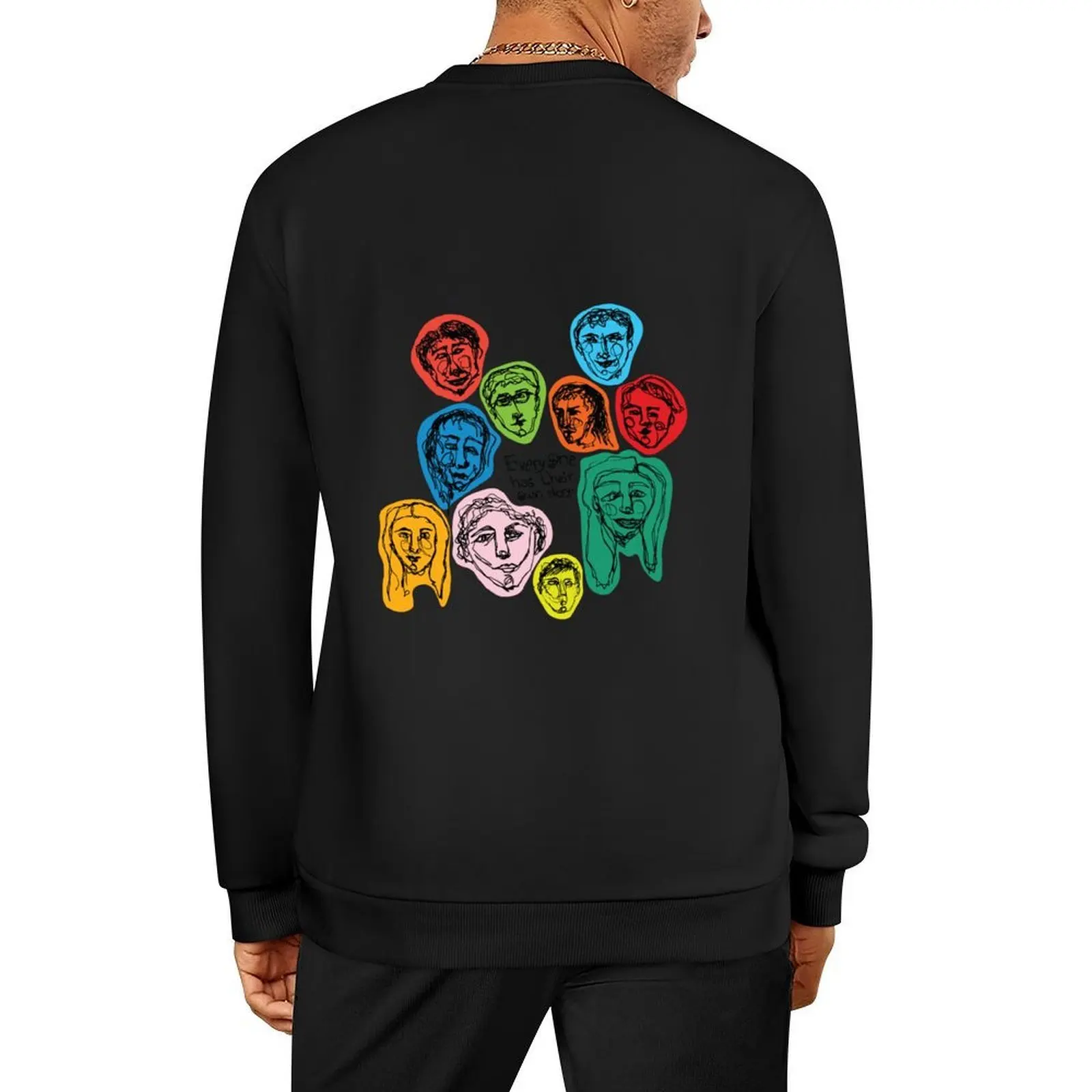 

Everyone has their own story - bright Pullover men clothing tracksuit autumn clothes anime clothing sweatshirts men