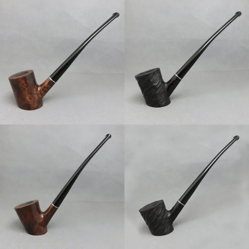 

Italian Berino Straight Tobacco Pipes, Long Mouthed Reading Pipe, Briar 3mm Filter, Cigarette Pipe for Him