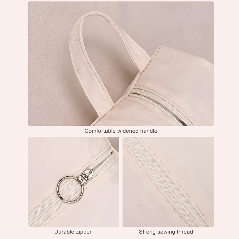 Cubi da viaggio da 3 pezzi per biancheria intima, reggiseno, calzini, organizer per bagagli, borse di compressione portatili per accessori per valigie