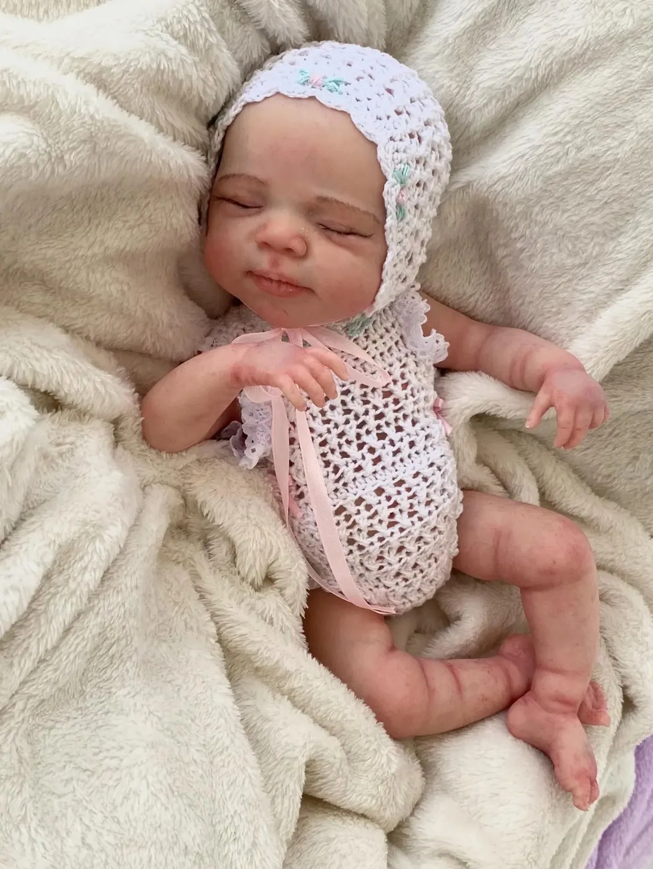 6 Polegada silicone macio reborn boneca menina pascale realista bebê recém-nascido bonito boneca para crianças presentes de aniversário (sem brinquedo ursos.)