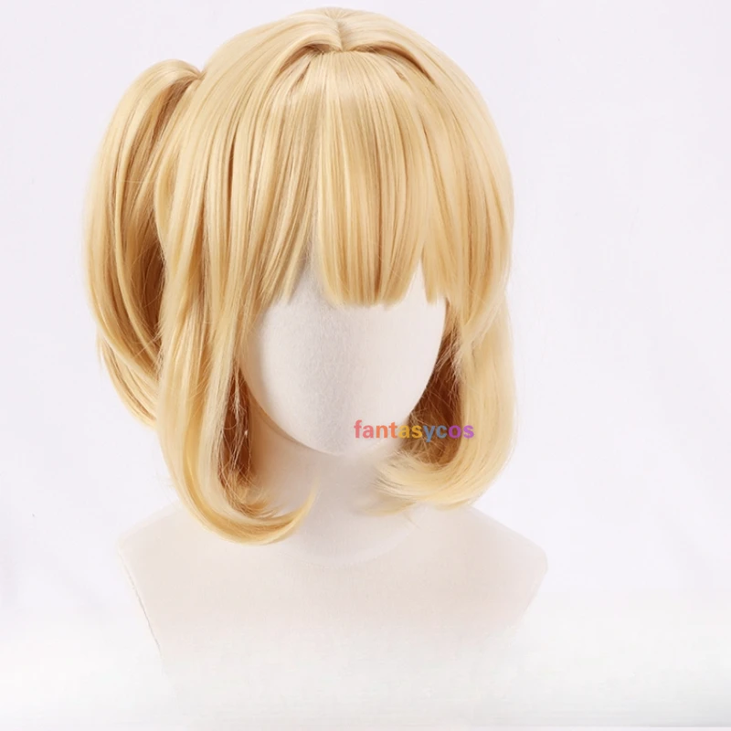 

Youtuber Hololive Watson Amelia Cosplay Wig Short Blonde Heat Resistant Synthetic Hair Halloween Costume Party Role Play Wigs