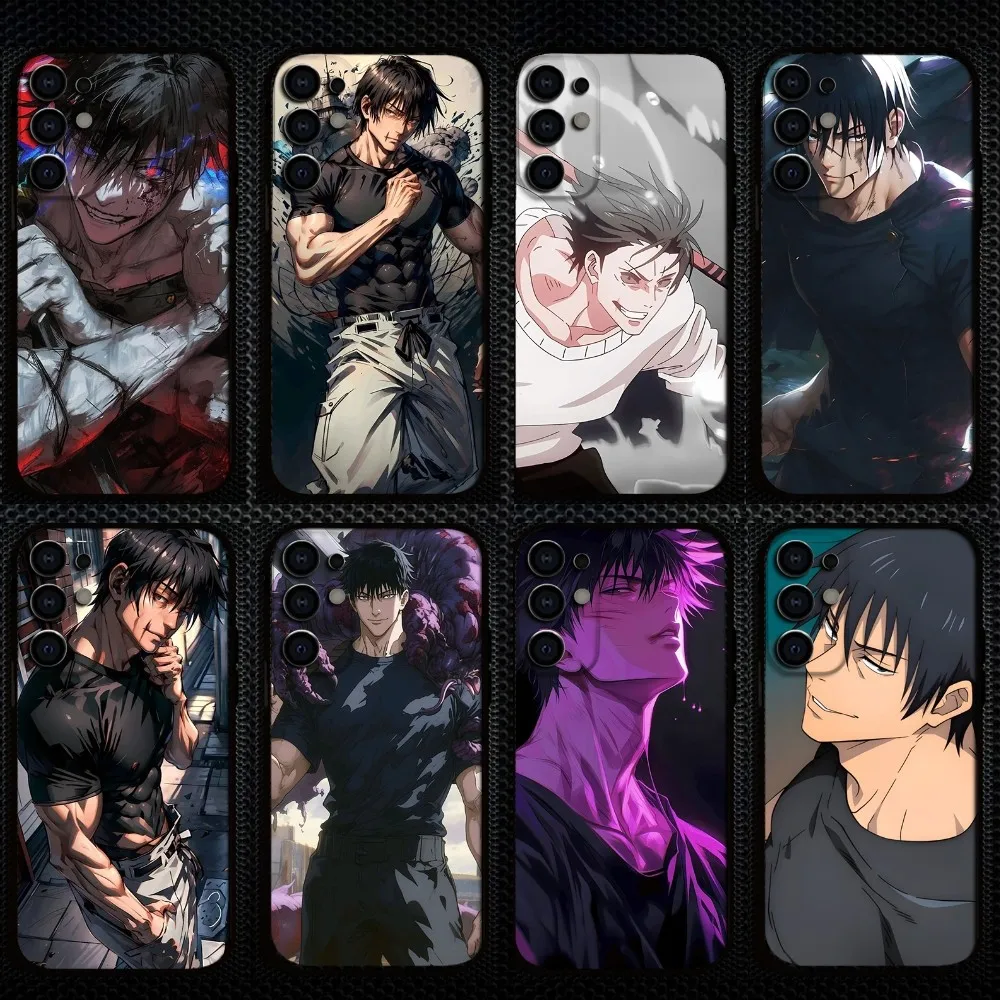 

Jujusu-Kaisen Fushiguro Toji Phone Case For Samsung S25/S24/S23/S22/S21/S20/Plus,Fe,Lite/Others Black Cover