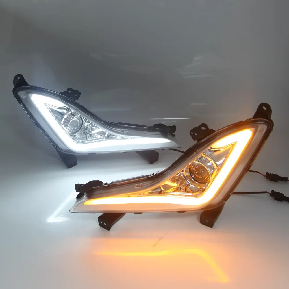 Car Front Bumper Foglight Fog Lights Lamp Assembly For Hyundai Elantra 2014 2015 2016