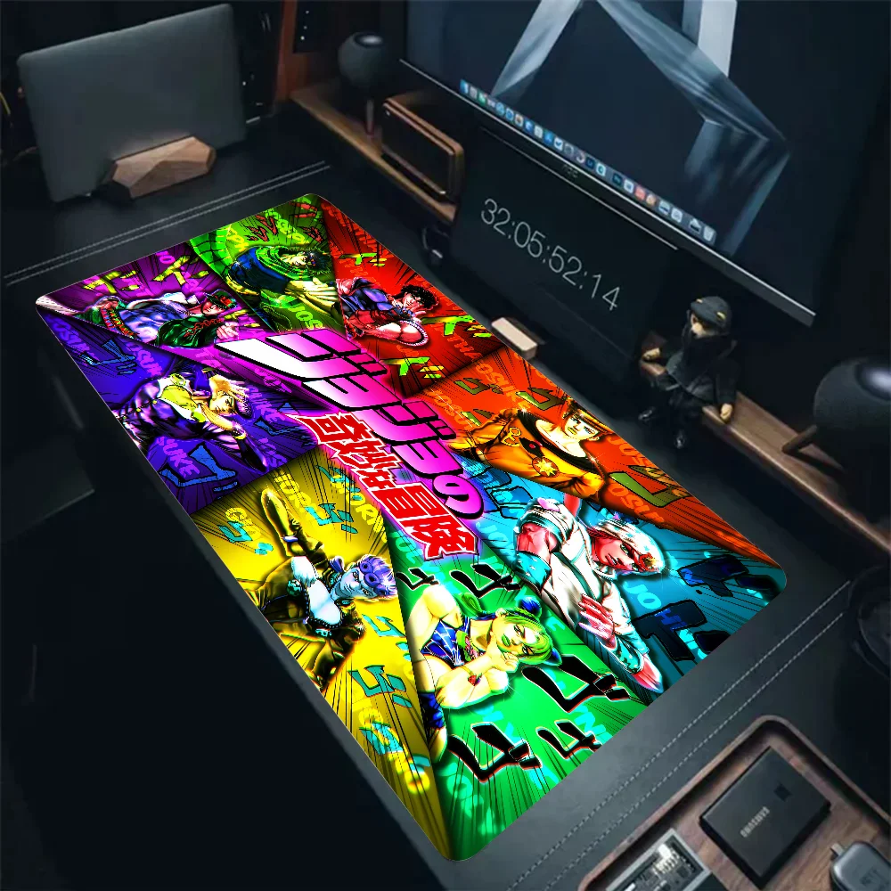 1pc-Jojo Bizarre Adventure Floor Mat Mouse Mat Desk Mat With Pad Gaming Accessories Prime Gaming XXL Keyboard Pad Padding Mat