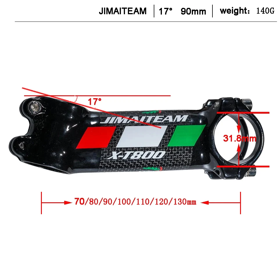 Bicycle Handlebar Stem, MTB Stem, BMX, Carbon, Road Bike, Off-Road, Mountain Bike Accessories - view 3
