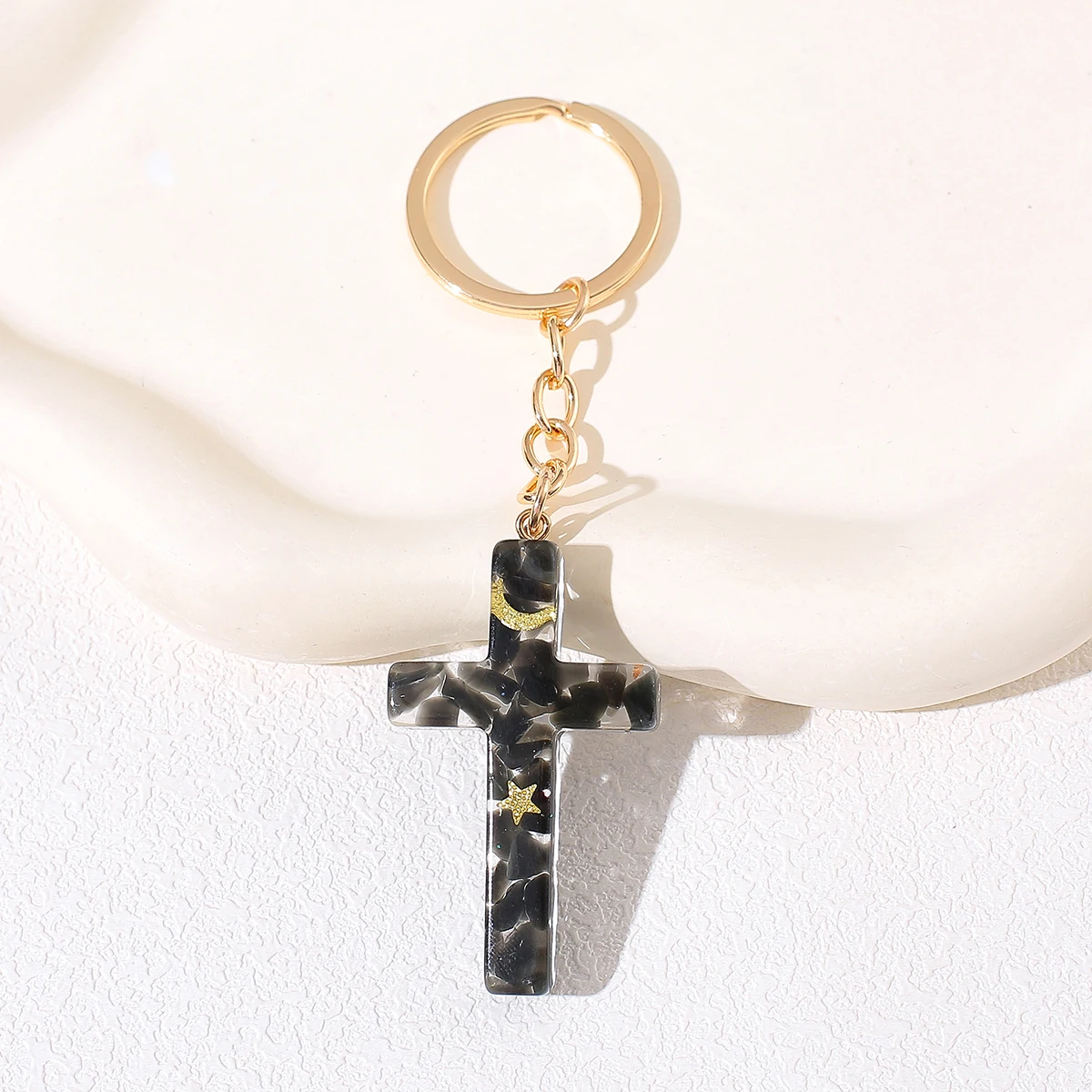 Cross Keychain and Durable Charm Keyring for Men & Women - Anniversary Gift Key Chain for Backpack & Car Keys Accessory