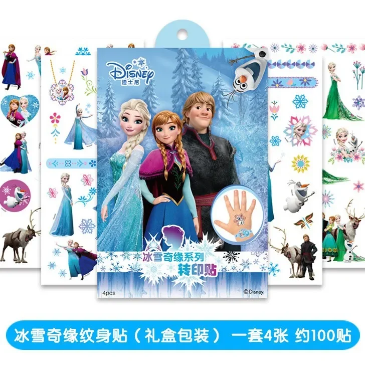Disney cartoon  girls Mickey Mouse The Mermaid Snow White Toy Story cosplay  Tattoo Body Art Flash Stickers gift toy