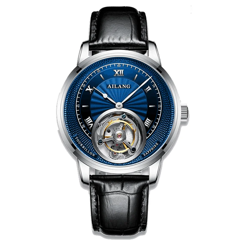 A Different Watch Real Tourbillon AILANG Watch Mechanical Authentic Tourbillon Mechanical Watch Hollow Watch Business Style
