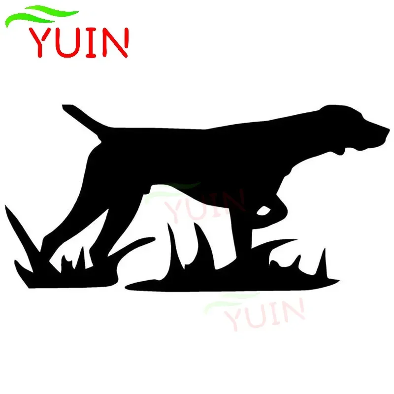 

YUIN индивидуальная наклейка для автомобиля, охотничья собака, стильные яркие наклейки, автомобильные Стайлинг, украшение из ПВХ, водонепроницаемая солнцезащитная наклейка